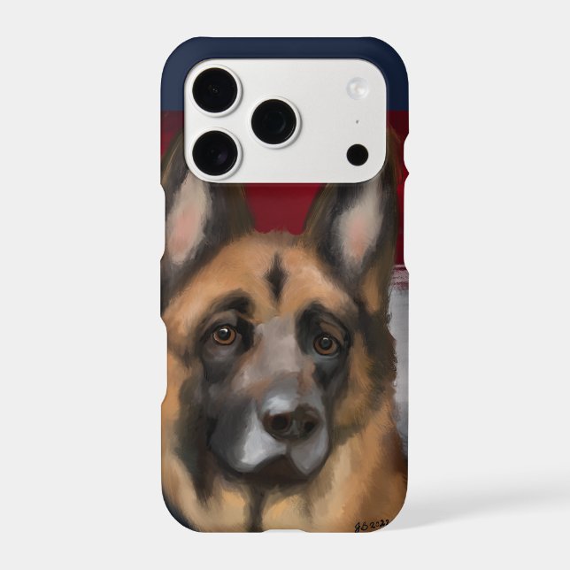 German Shepherd     Iphone Case (Back)