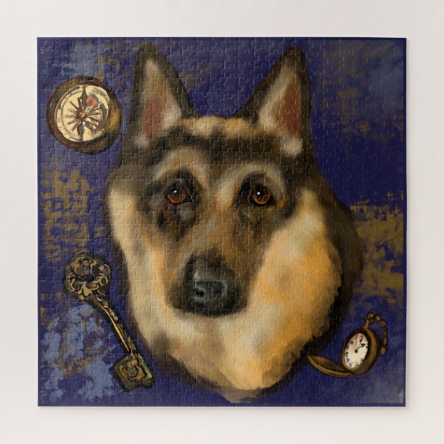 GERMAN SHEPHERD     JIGSAW PUZZLE (Vertical)