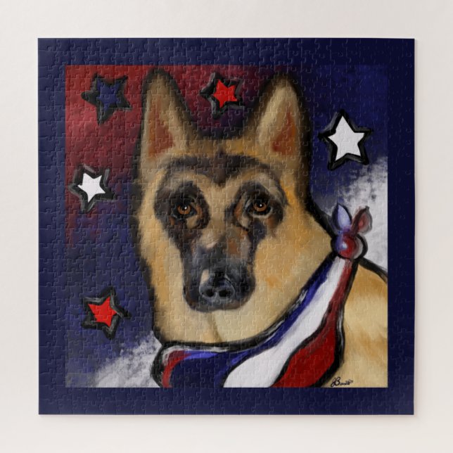 GERMAN SHEPHERD          JIGSAW PUZZLE (Vertical)
