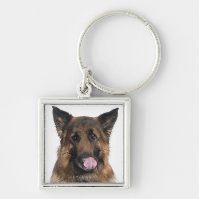 German Shepherd Keychain (Front)