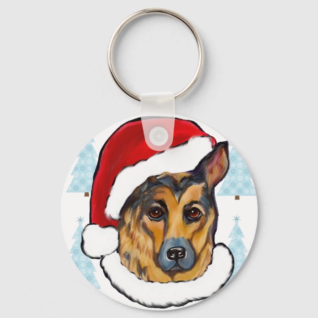 GERMAN SHEPHERD KEYCHAIN (Front)