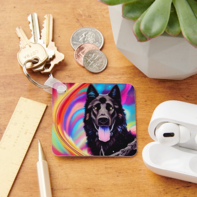 German Shepherd  Keychain (Desk)
