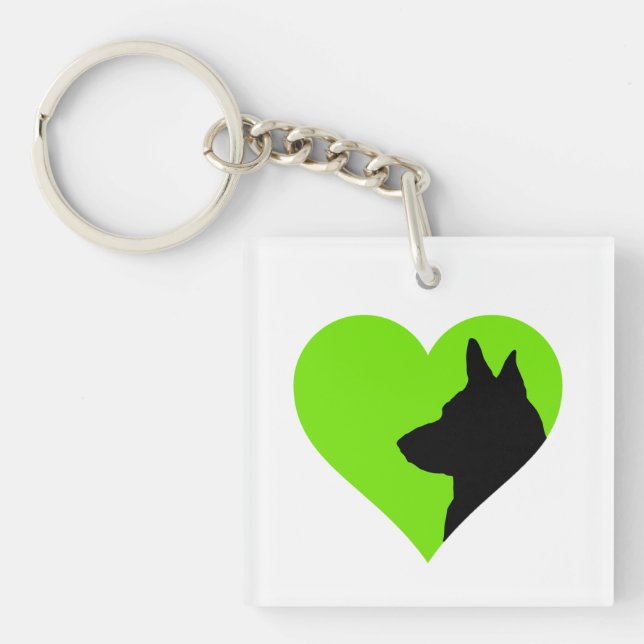 German Shepherd   Keychain (Front)