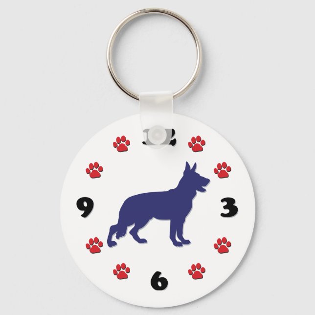German Shepherd Keychain (Front)