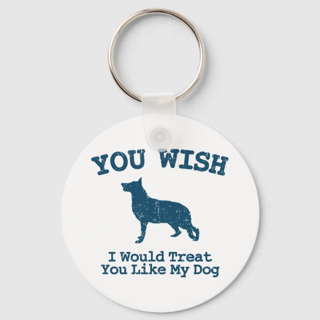 German Shepherd Keychain (Front)