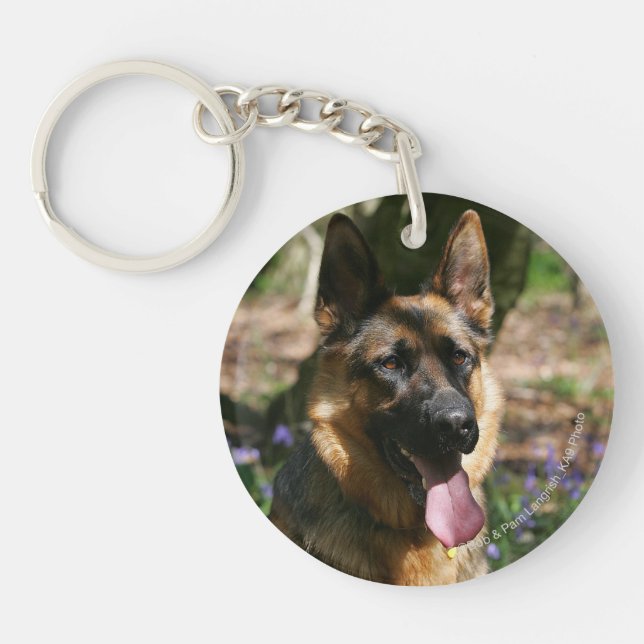 German Shepherd Keychain (Front)