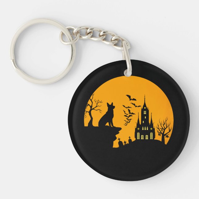 German Shepherd        Keychain (Front)