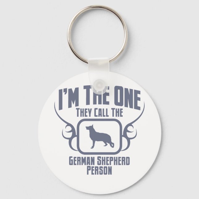 German Shepherd Keychain (Front)
