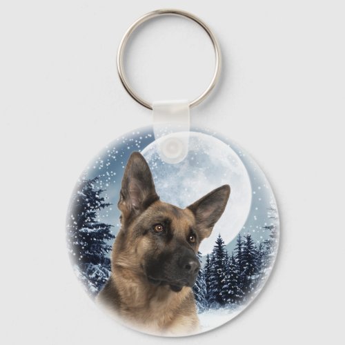 German Shepherd Keychain