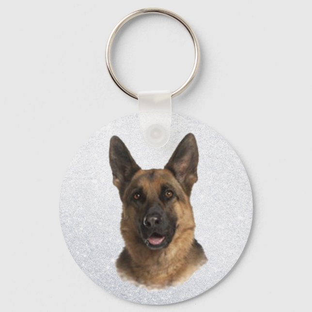 German Shepherd Keychain (Front)