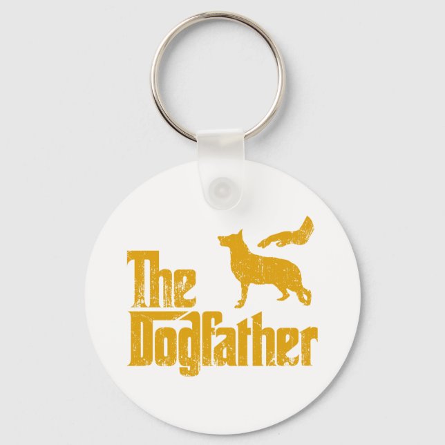 German Shepherd Keychain (Front)