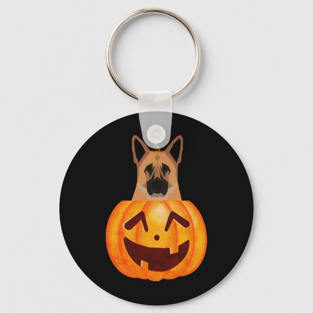 German Shepherd         Keychain (Front)