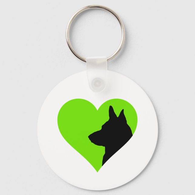 German Shepherd  Keychain (Front)