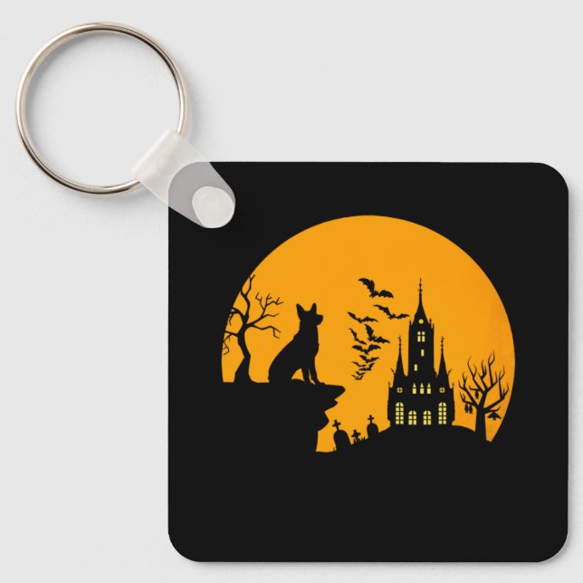 German Shepherd        Keychain (Front)