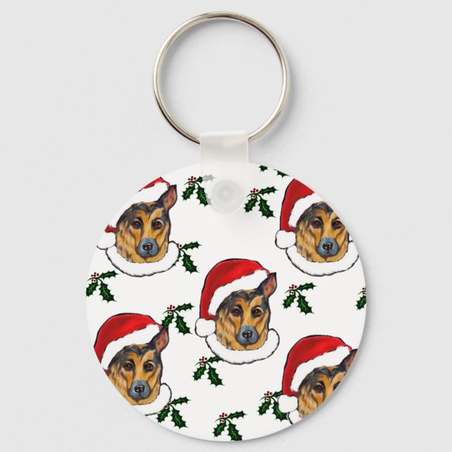 GERMAN SHEPHERD KEYCHAIN (Front)