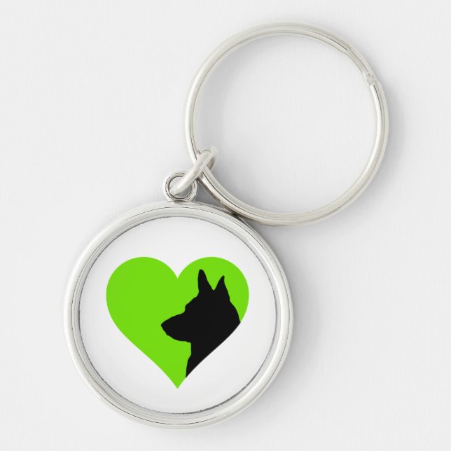 German Shepherd  Keychain (Front)