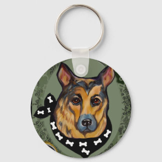GERMAN SHEPHERD KEYCHAIN