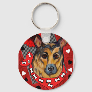 GERMAN SHEPHERD KEYCHAIN
