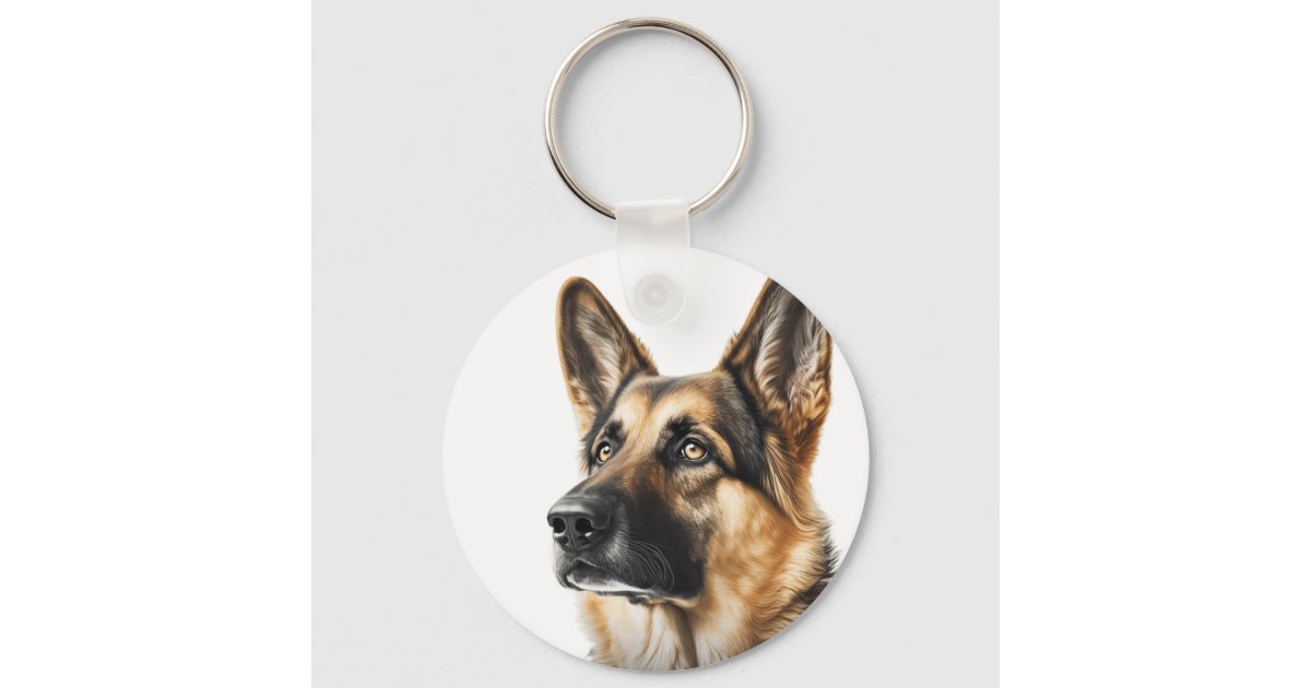 german shepherd keychain | Zazzle