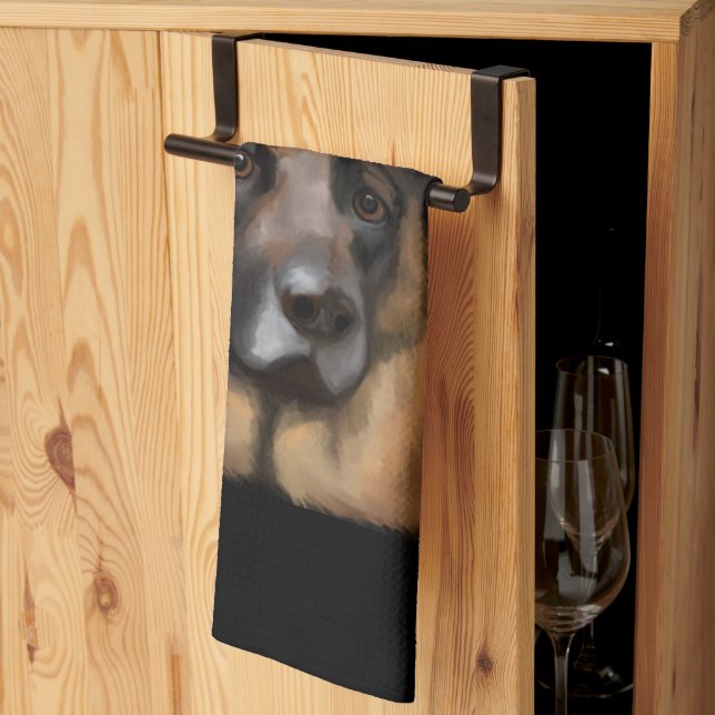 GERMAN SHEPHERD        KITCHEN TOWEL (Thirds Fold)