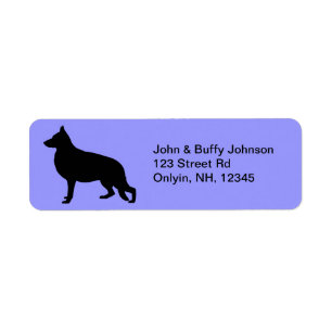 German Shepherd Label
