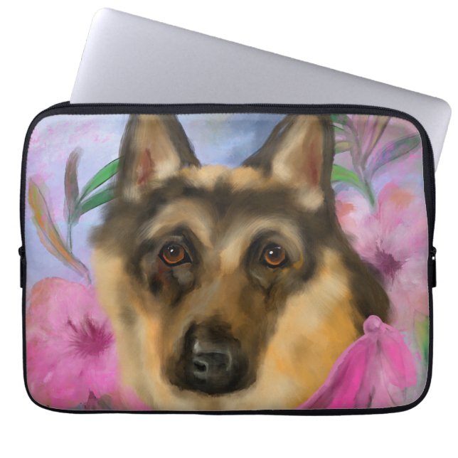 GERMAN SHEPHERD     LAPTOP SLEEVE (Front)