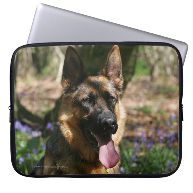 German Shepherd Laptop Sleeve (Front)