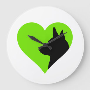 German Shepherd   Large Clock