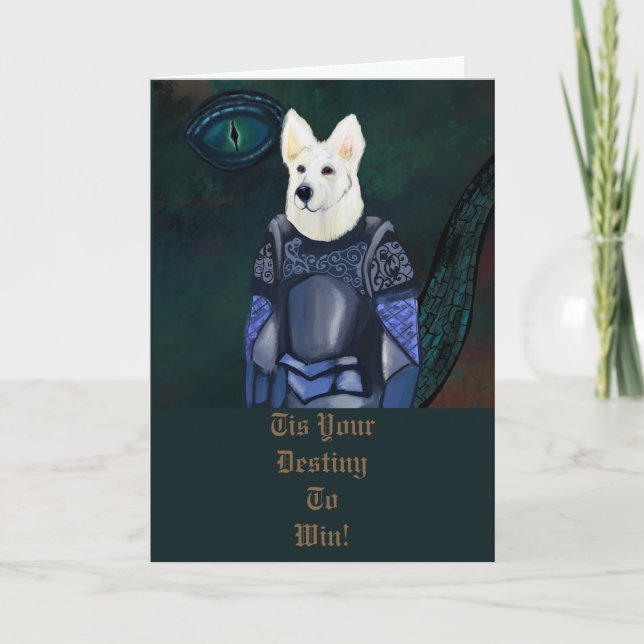 German Shepherd     Letterpress Thank You Card (Front)