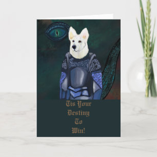 German Shepherd Letterpress Thank You Card