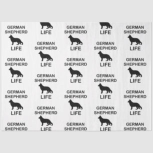 german shepherd life tissue paper