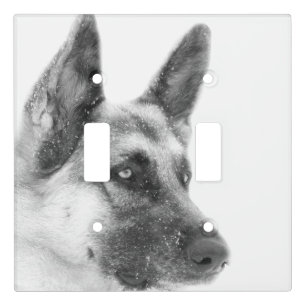 German Shepherd Light Switch Cover