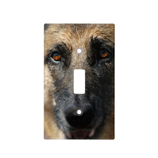 German Shepherd Light Switch Cover (Front)