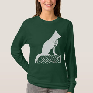 German Shepherd Loki Sailor’s Knot White T-Shirt