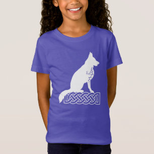 German Shepherd Loki Sailor’s Knot White T-Shirt