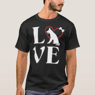 German Shepherd Love Dogs T For Women Dog Mama T-Shirt