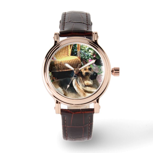 German Shepherd Love Gifts Watch (Front)