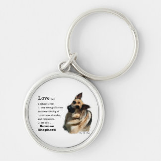 German Shepherd Love Is Keychain