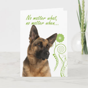 German Shepherd Love & Support Card