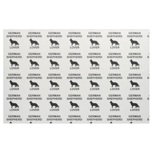 german shepherd lover fabric