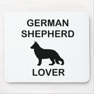 german shepherd lover mouse pad