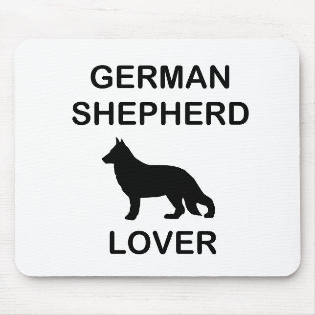 german shepherd lover mouse pad (Front)