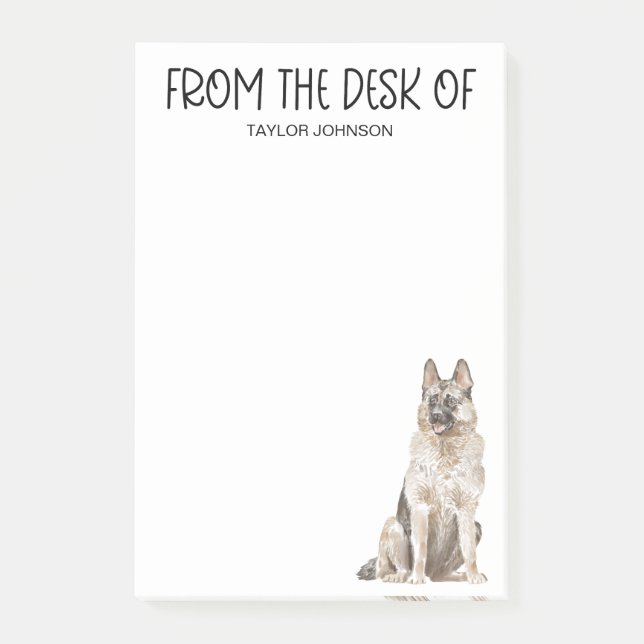 German Shepherd Lover Post-it Notes (Front)