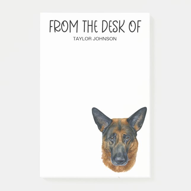 German Shepherd Lover Post-it Notes (Front)
