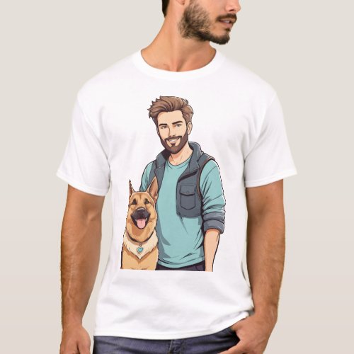 German Shepherd Lover Trendy T_Shirt