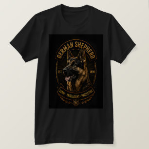 German Shepherd Loyal Intelligent Protective Dog T-Shirt