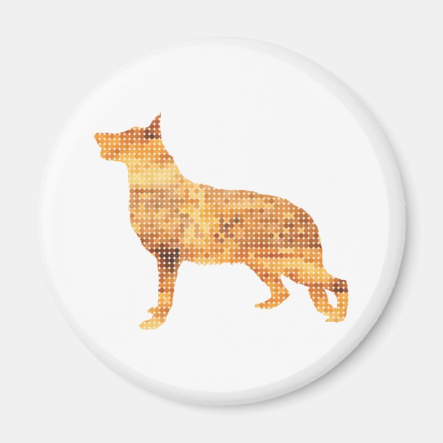German Shepherd Magnet (Front)
