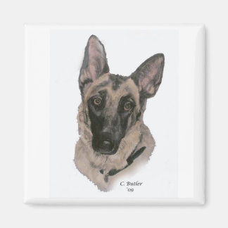 German Shepherd Magnet