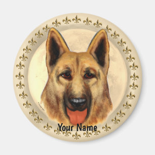 German Shepherd Magnet
