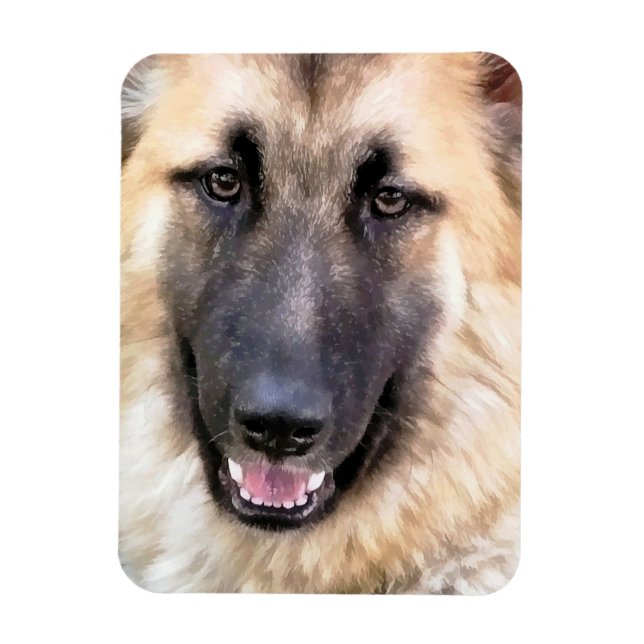 GERMAN SHEPHERD MAGNET (Vertical)